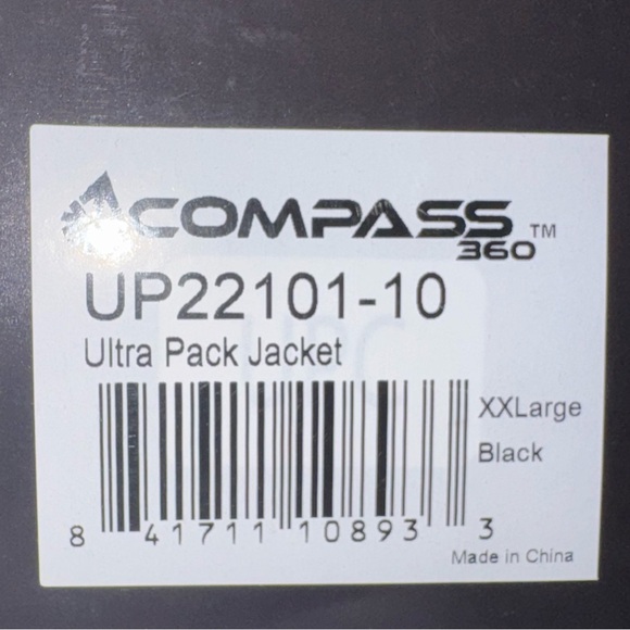 🧥 Compass 360 UltraPak Waterproof Packable Jacket – Men’s XXL – NWT - Picture 5 of 10